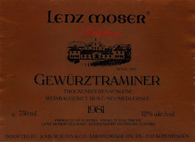 Lenz Moser_gew_ trockenbeerenauslese 1981.jpg